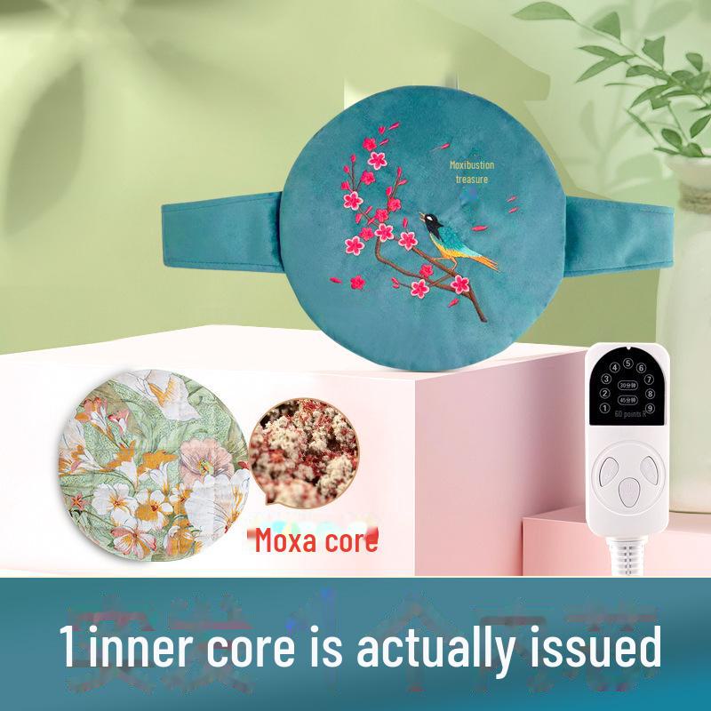 Ηλεκτρική Θερμαινόμενη Ζώνη Μοξοθεραπείας για Μέση και Κοιλιά με Ζεστή Κομπρέσα Αψιθιάς.