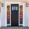 2pcs Door Couplet Banner Christmas & Halloween Porch Decoration