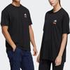 adidas Iseem Gfx Tee Outdoor Sports Print Round Neck Short Sleeve Unisex Tops Black GN7336