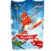 Planes [L6184] - Plaid Polaire 'Planes' bleu orange