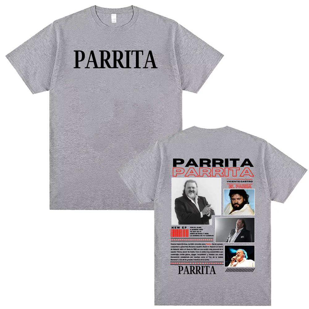 Limited Parrita Music Album Tour Graphic T-shirt Men Women Summer Classic Oversized T-shirts Fashion Vintage T Shirts