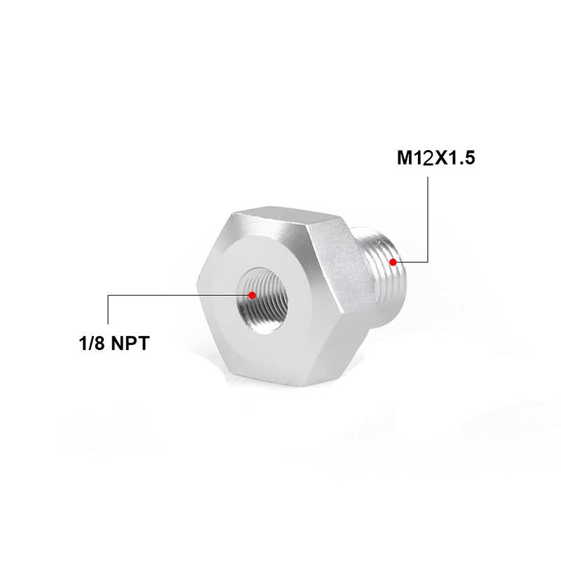 Oil Pressure Sensor M12*1.5 Adapter To 1/8 NPT Port Fitting for LS Engine Swap LS1 LSX LS3