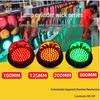 LED Three-Color Traffic Signal Warning Light for Teaching and Construction