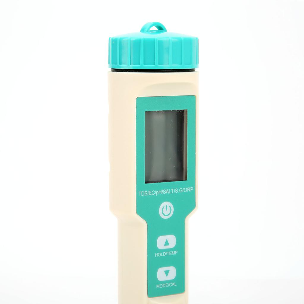 C600 7 In 1 Water Quality Test Pen PH TDS TEMP EC Salinity SG ORP Meter for Aquarium