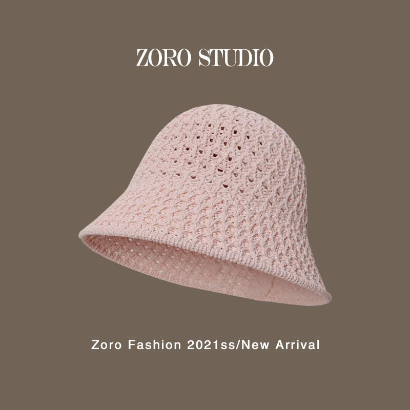 

Elegant Breathable Thin Women s Bucket Hat Casual Summer Korean Style Light Pink