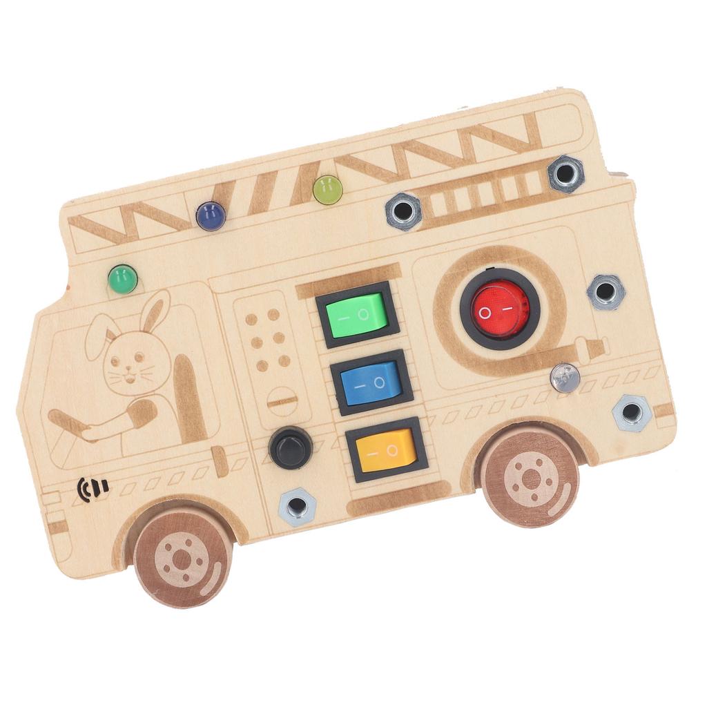Light Up Switch Sensory Toy Simulation Learning Traffic Rules Exercise Hand Eye Coordination Early