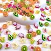 New Simulation Fruit Resin Slices Nail Art Accessories Mini Cute Flat Decoration Phone Case Hairpin Nails