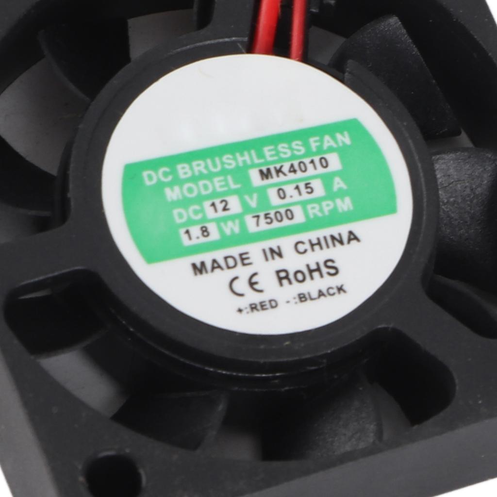 Hatching Machine Cooling Fan Industry Incubator Dedicated Fans Accessory (4010 12V)