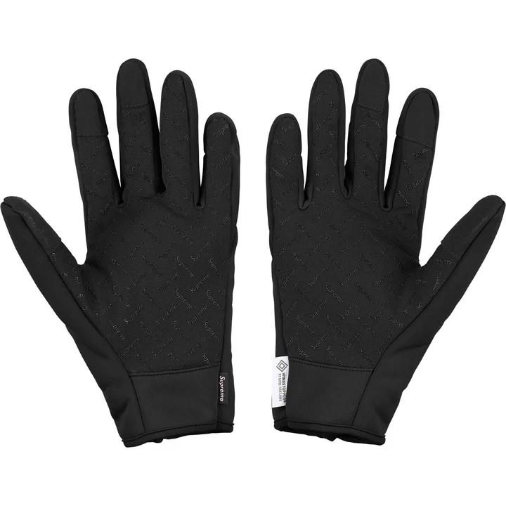 Supreme Windstopper Zip Gloves Black