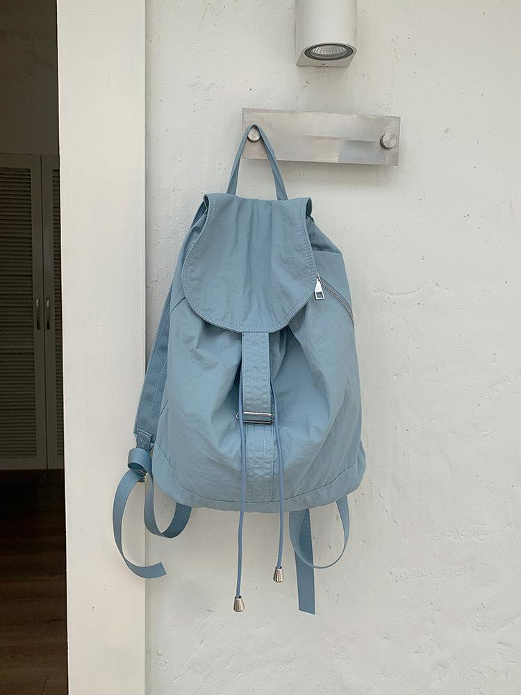 Backpack Simple Niche Design Commuter Fashion Nylon Canvas Personality Popular Large Capacity Travel Backpack Tide