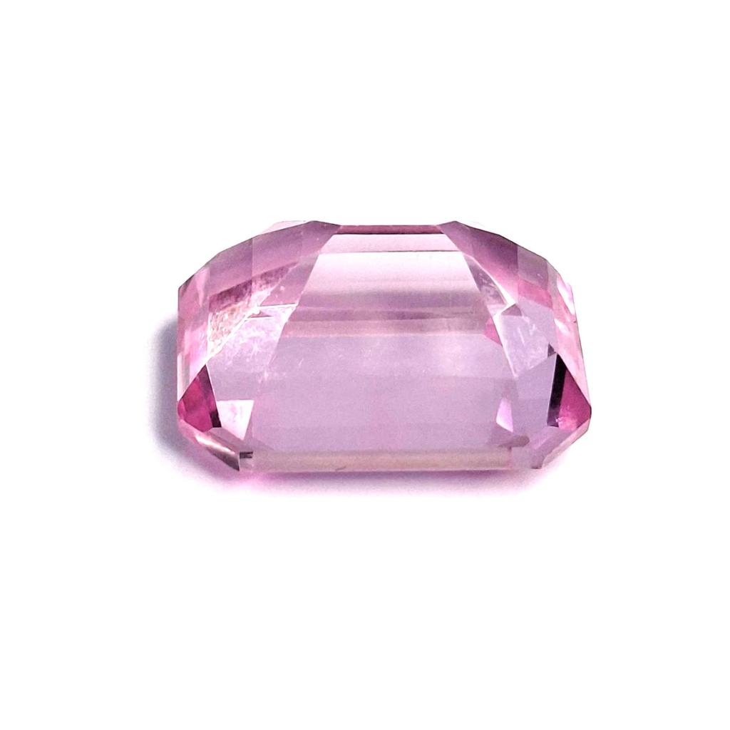 Emerald Cut Natural Pink Sapphire 10-12 Ct Fabulous Certified Loose Gemstone