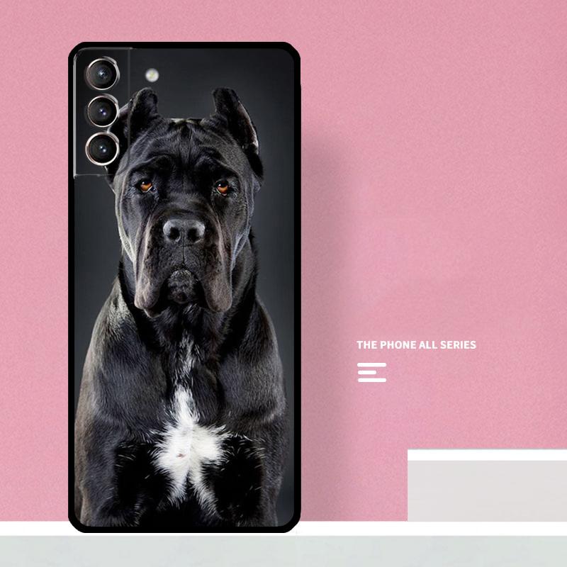 Cane Corso Italian Mastiff Dog Phone Case For Samsung Galaxy S23 Ultra Plus S21 S22 Ultra S20 FE S9 S10 Note 10 20 Ultra