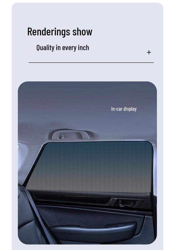 Car Window Mosquito & Insect Net Privacy Sunshade