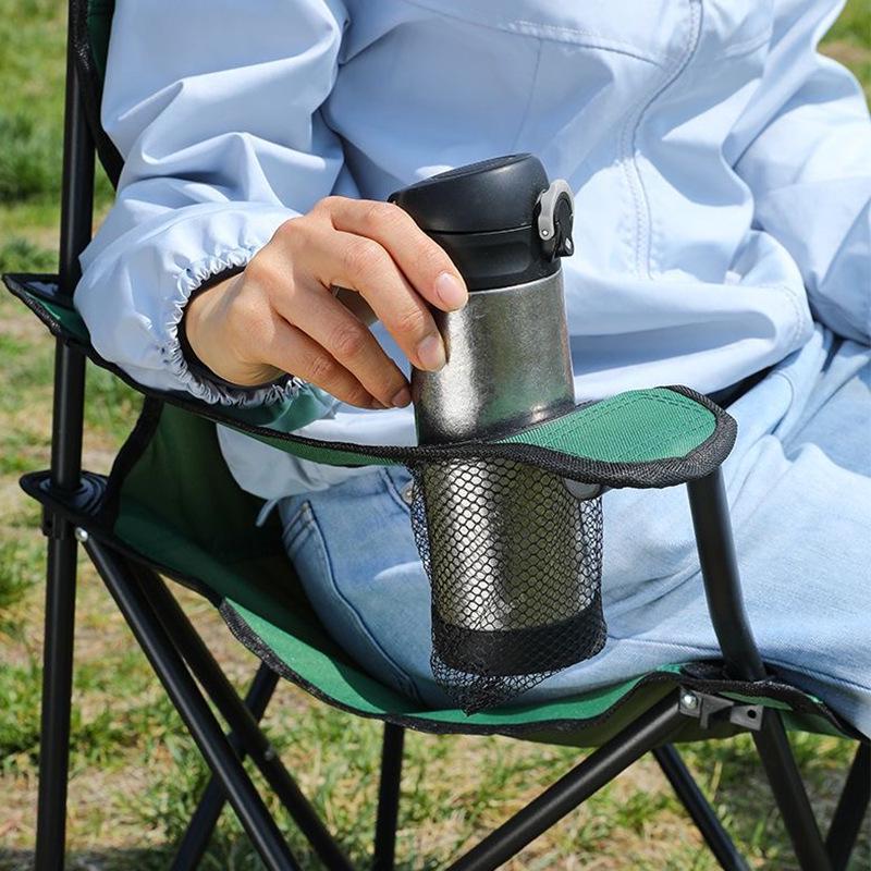 Portable Folding Outdoor Chair - Lightweight Armchair for Picnic, Travel, Beach, Leisure, Fishing, and Sketching.