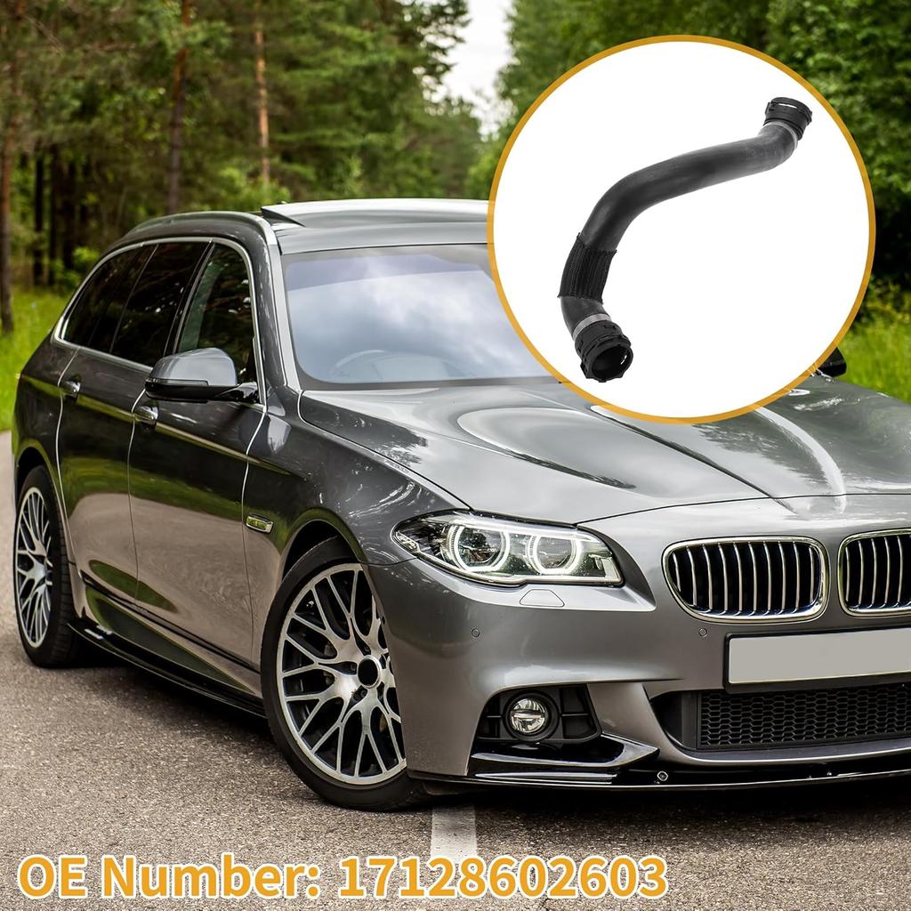 Kühlerschlauch Nr. 17128602603 Unterer Kühlerschlauchrohr für BMW 530i XDrive 2017-2020 Gummi Schwarz Gute Abdichtung