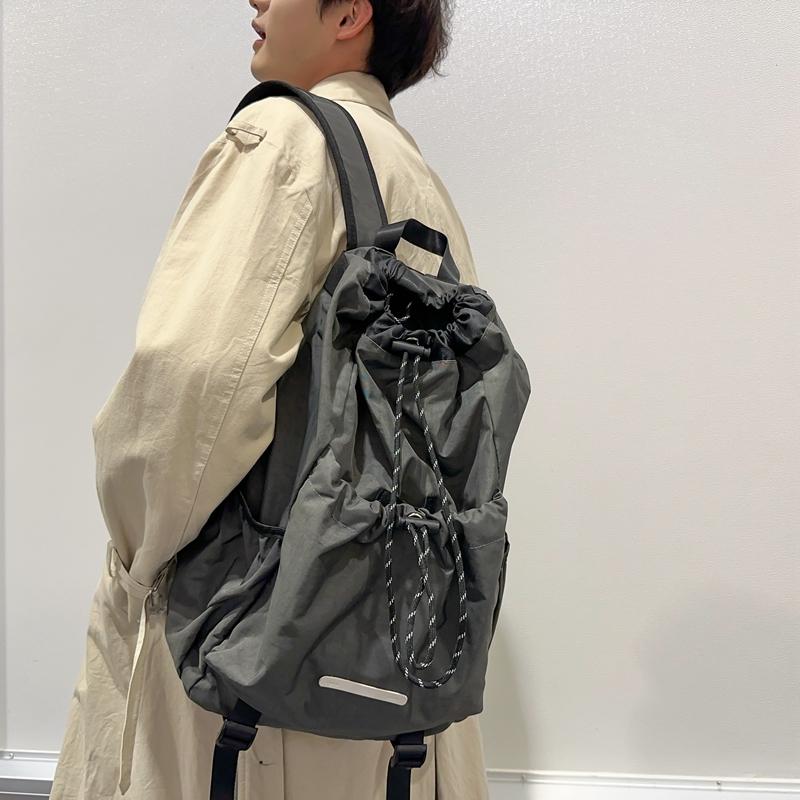 Drawstring Backpack Student Schoolbag Unisex Travel Outdoor Backpack