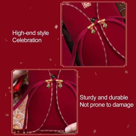 Chinese Red Envelopes for Wedding Large Traditional Red Pocket Lucky Money Hong Bao for Newlyweds Bride Groom