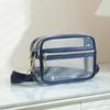 Waterproof PVC Crossbody Bag Adjustable Shoulder Strap Clear Messenger Bag  Women