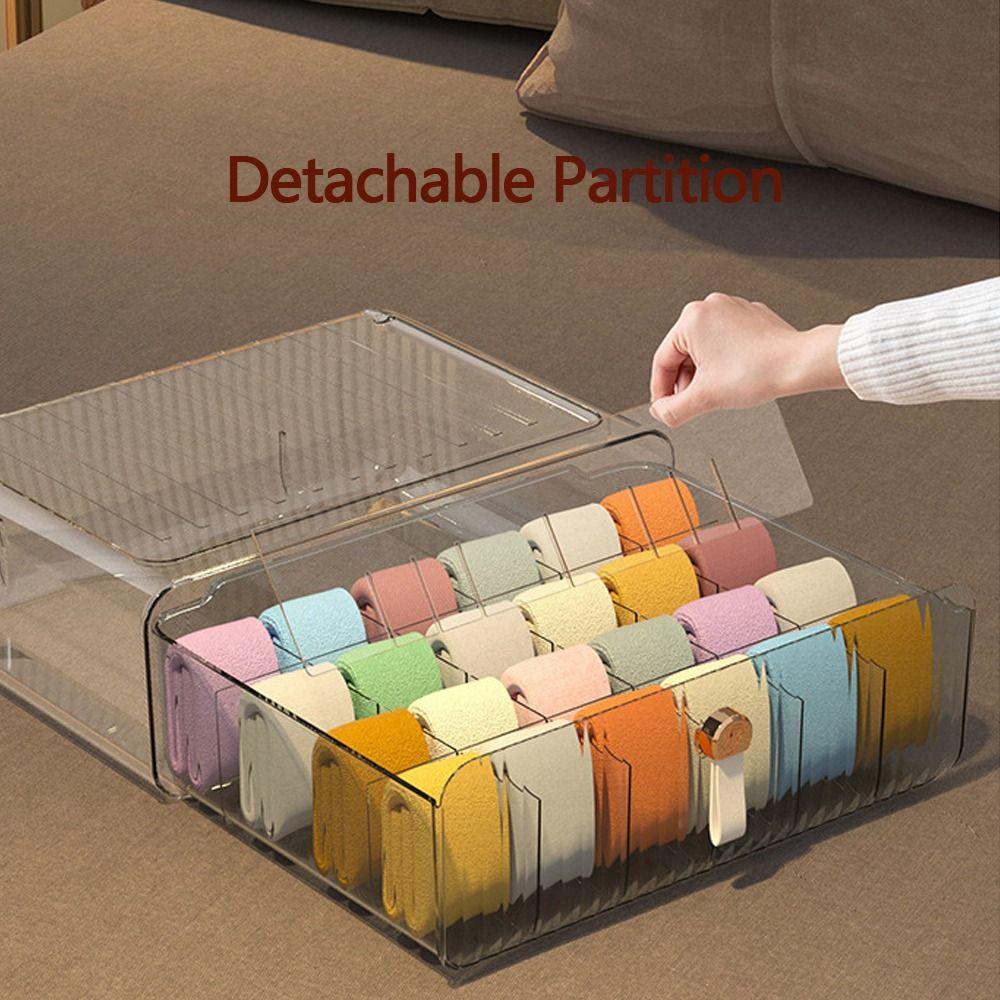 

Multifunctional Wardrobe Organizer Container Dustproof Storage Case Divider Organizer Household