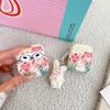 Flower rabbit for AirPods 1 protective case apple 1/1 generation AirPods pro1 earphone case female cute