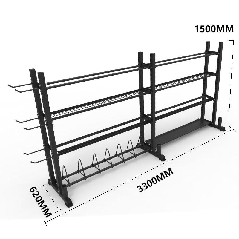 Multi-functional Gym Storage Rack
