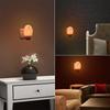 Himalayan Crystal Salt Night Lamp, Natural Carved Shape, Seven-Color Wall Light for Bedroom