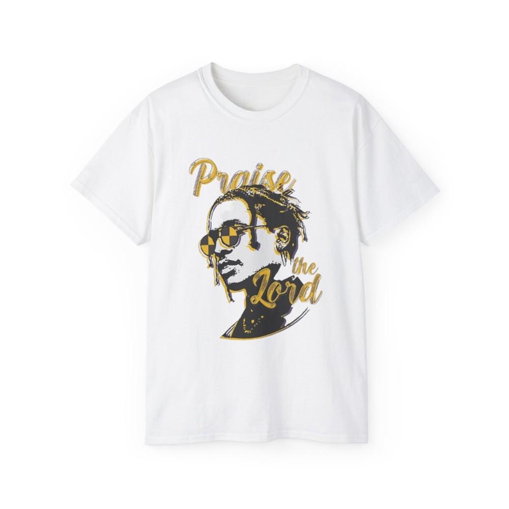 

Крутая винтажная футболка с графическим принтом Славь Господа , Хип-хоп, Эстетичная, Рэп, Милый подарок L