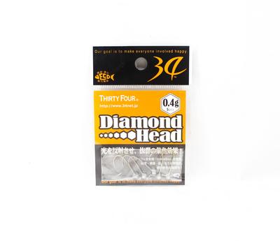 Thirty Four Jigkopf Diamantkopf 0,4 Gramm 5 Stück pro Packung (2012)