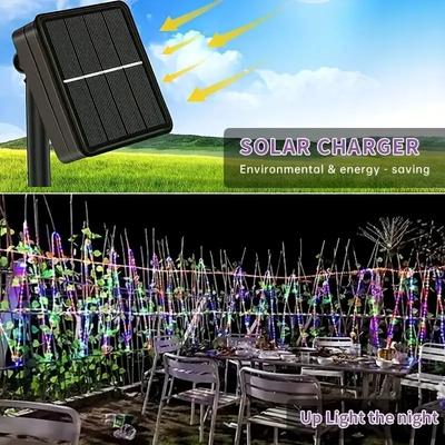 8 Modes of Solar Garden Lights for Courtyard Decoration Suitable for Weddings Engagements Parties Dances and Garden Decoration