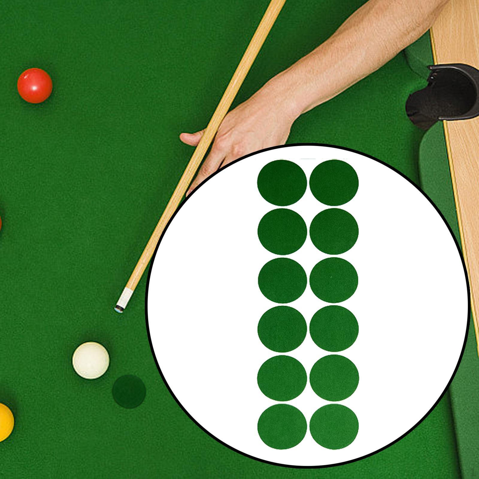 

Маркеры позиций для бильярда и точки для ремонта скатертей Green 60 mm