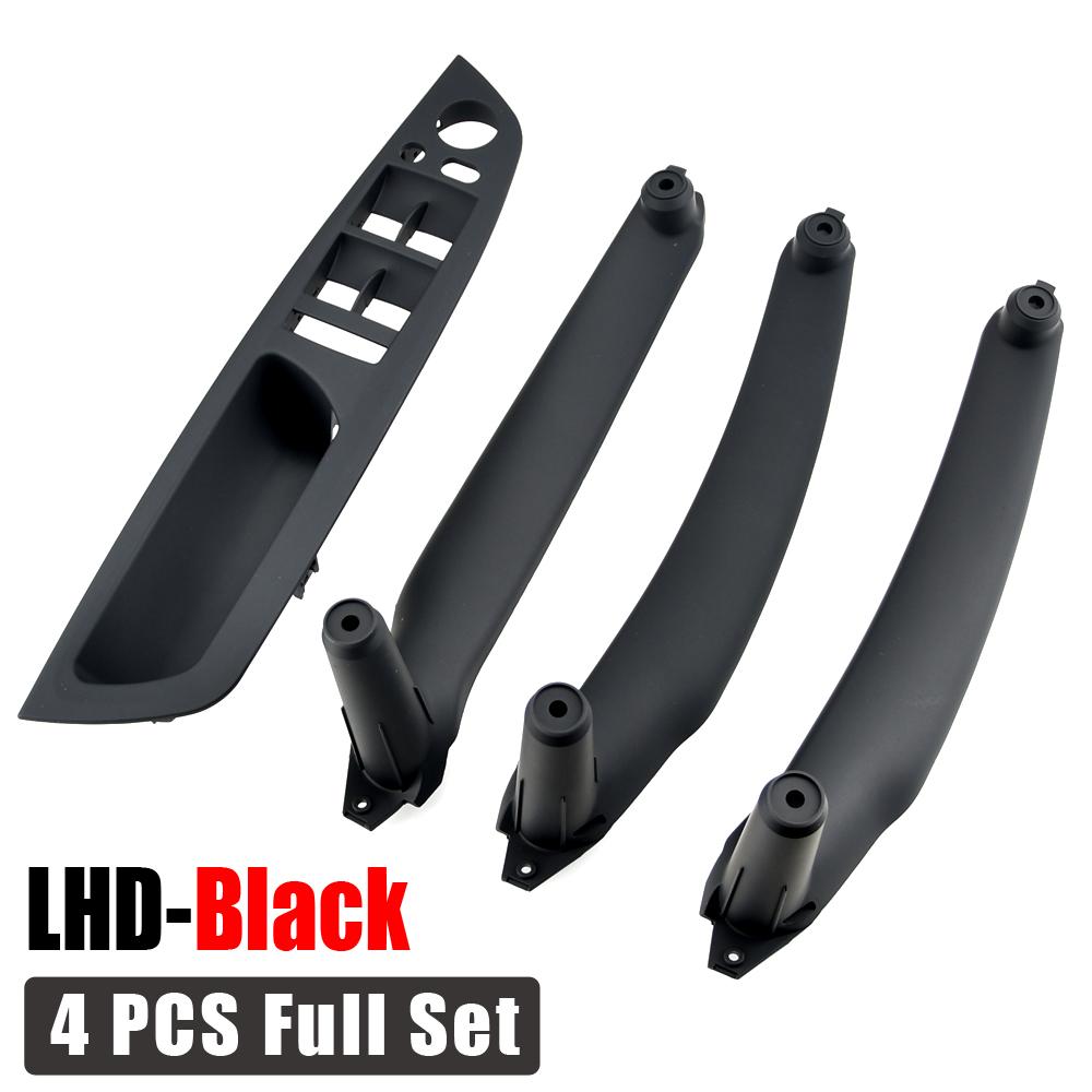 LHD 4PCS Set Left Front Driver's Seat Interior Door Armrests Door Pull Handle Kit Replacement For BMW E70 E71 X5 X6 2007-2013