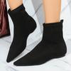 Skinny Short Boots Elastic Boots Skinny Pointed Thin Boots Style Casual Height Increase Year-round Versatile Daily