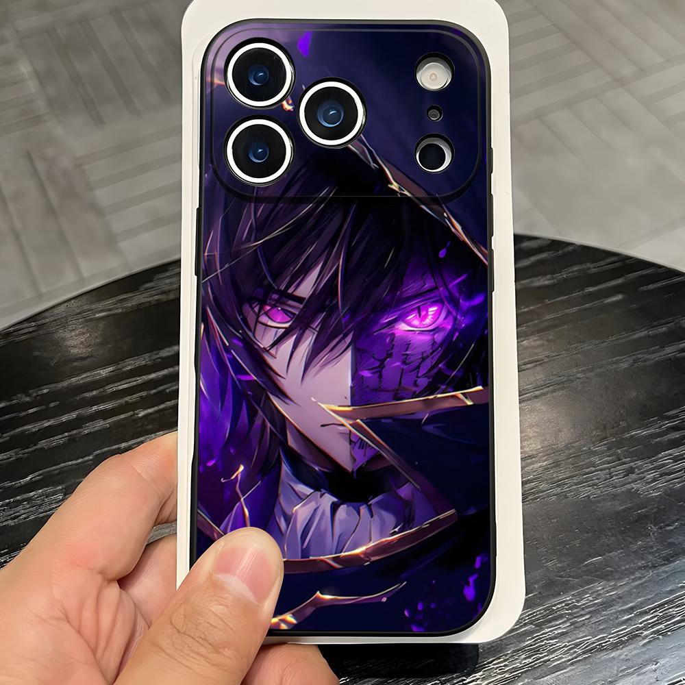 Anime Logo Code Geass Phone Case For IPhone 17 Pro Max 16 15 14 Pro Max 13 11 X Xs Xr 8 7Plus Silicone Cover