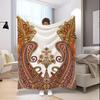 Paisley Pattern Blanket Microfiber Flannel Cover Blanket Bedroom Living Room Sofa Soft And Comfortable Home Decoration
