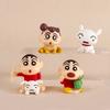 Crayon Shin Chan Character Miniature Figurine Set With Pvc For Desk Display And Collecting