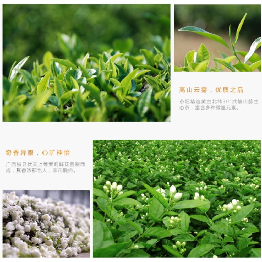 250g Organic Chinese Jasmine Green Tea Loose Leaf Premium Grade Floral Scented