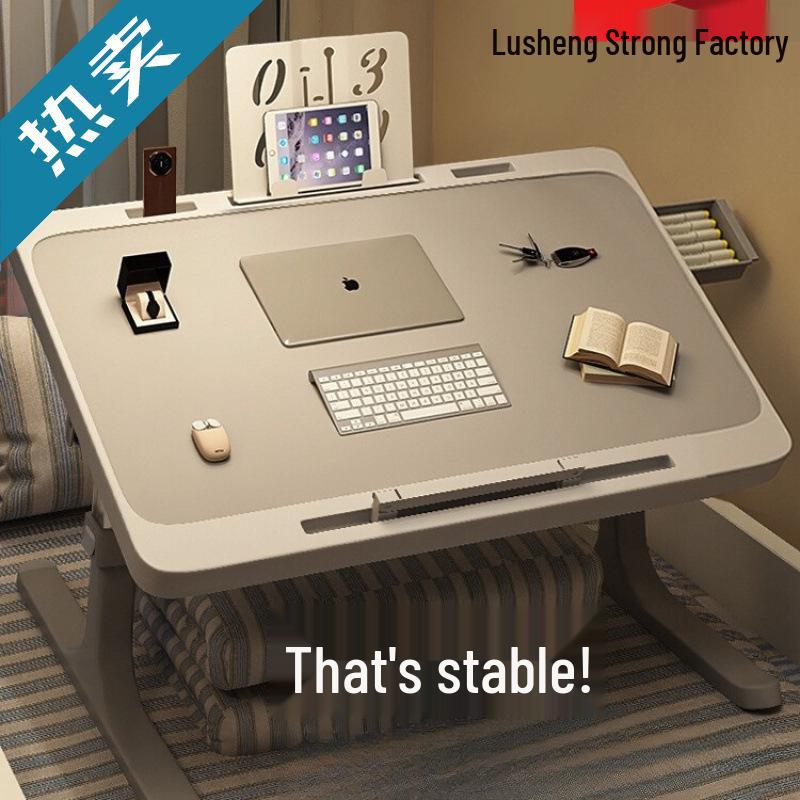Adjustable Folding Bedside Table for Dorms and Homes