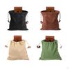 Canvas Drawstring Bag for Fruit Picking, Versatile, Attaches to A Belt, Ideal Picking