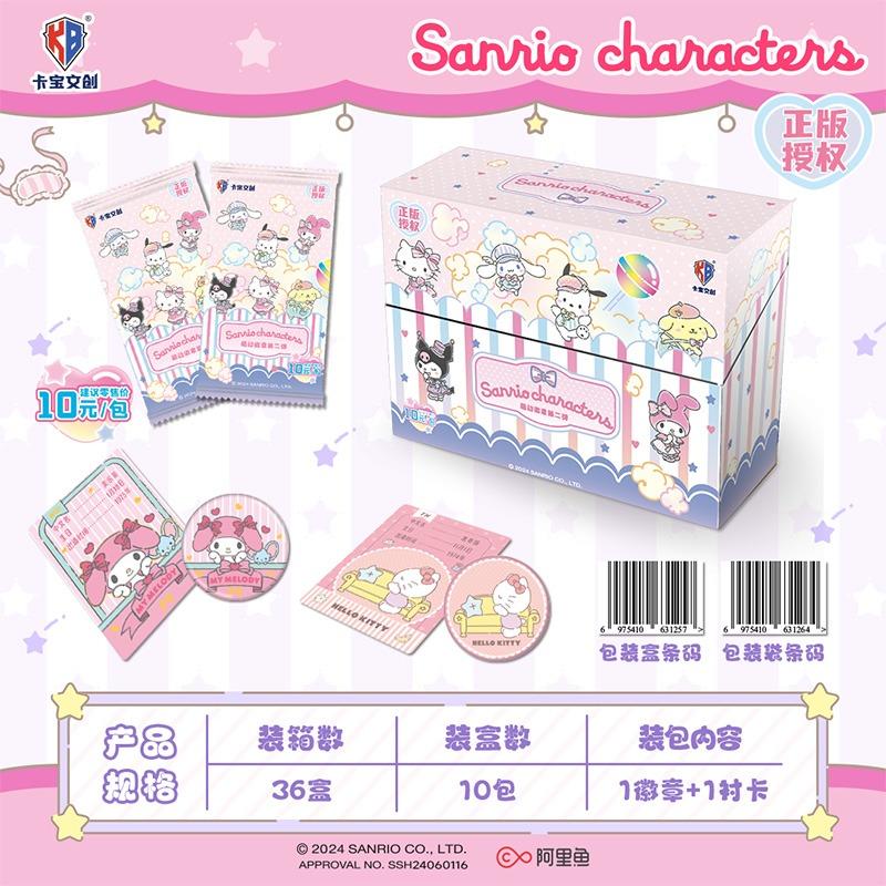 Genuine Card Polaroid Family Heartbeat Wink Life Diary HelloKitty Kuromi Pink Cute Collection Card Kids Toys Gifts