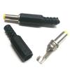 Power Plug Connector 5.5mm X 2.5mm 5.5mmx2.1mm DC Power Plugs Black 12V DC Power Plug High-quality 14mm DC Male Jack