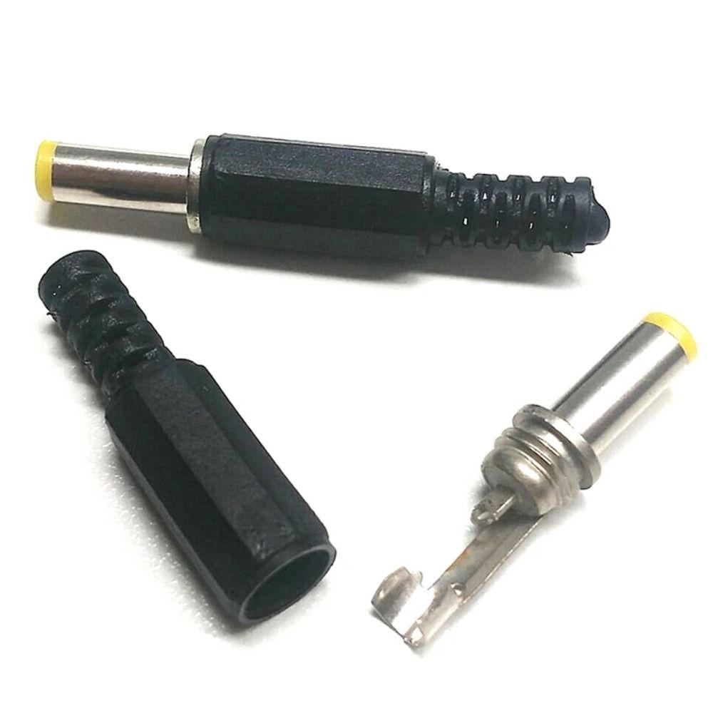 Power Plug Connector 5.5mm X 2.5mm 5.5mmx2.1mm DC Power Plugs Black 12V DC Power Plug High-quality 14mm DC Male Jack