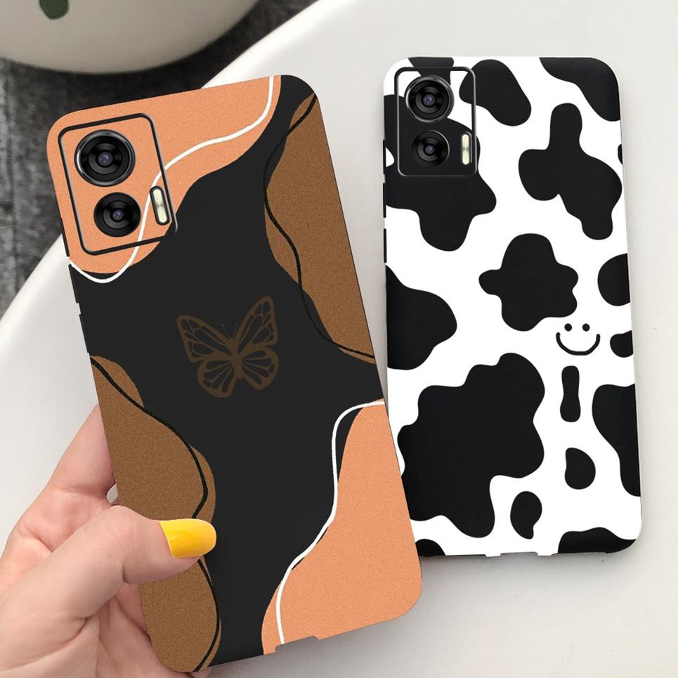 Pro Moto Edge 30 Neo 30 Lite Nárazníkové Pouzdro Květinový Pár Srdce Lásky Potisk Kryt Telefonu Pro Motorola Edge30 Neo 30Neo Měkké Obaly