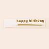 Metallic Paint Birthday Candle Set, Cake Baking Creative Local Tyrant, Monochrome Single Pencil Candle