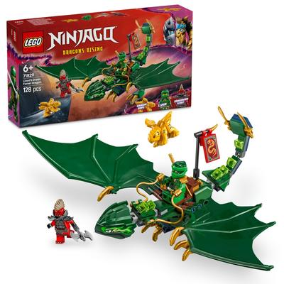 LEGO Ninjago Lloyd's Green Dragon Toy Block Educational678Battle Robot 71829