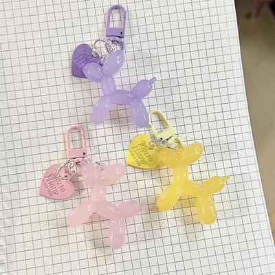 Cartoon Ballonhund Schlüsselanhänger Für Frauen Taschenanhänger Paar Schlüsselanhänger Schmuck Geschenk Dekoration Accessoires