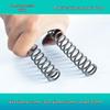 Steel Wire Compression Spring, 1.2-50mm Diameter, Long, Thin & Durable, Yellow, 300 Available