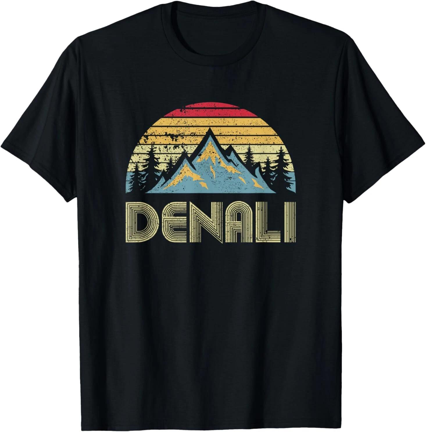 Vintage Mt. Denali National Park Alaska Mountain T-Shirt T-Shirt M