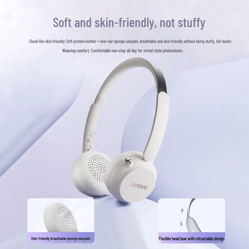 Lenovo Wireless Over-Ear Bluetooth Headset