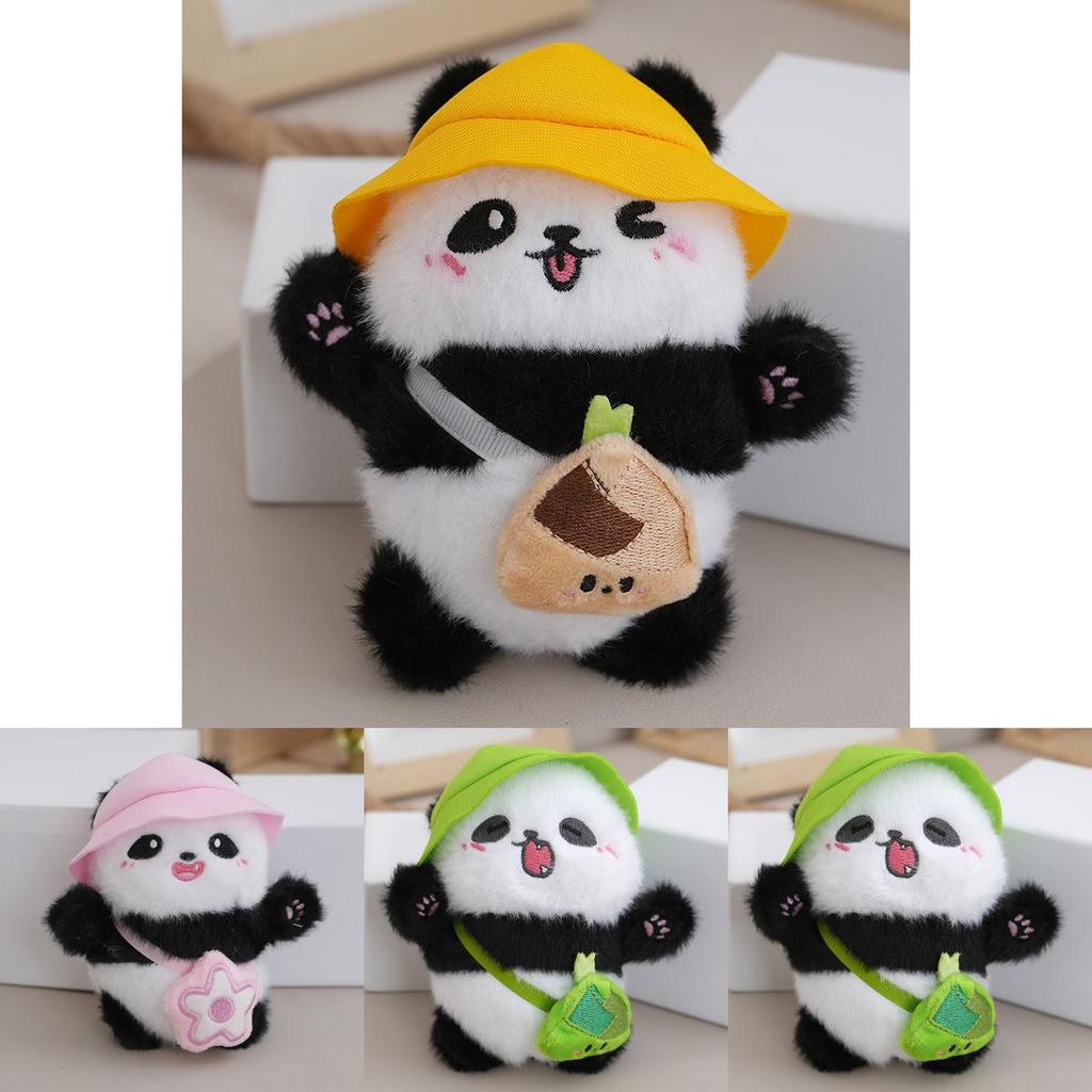 Panda de pluș adorabil și drăguț breloc păpușă animal de pluș moale pandantiv rucsac