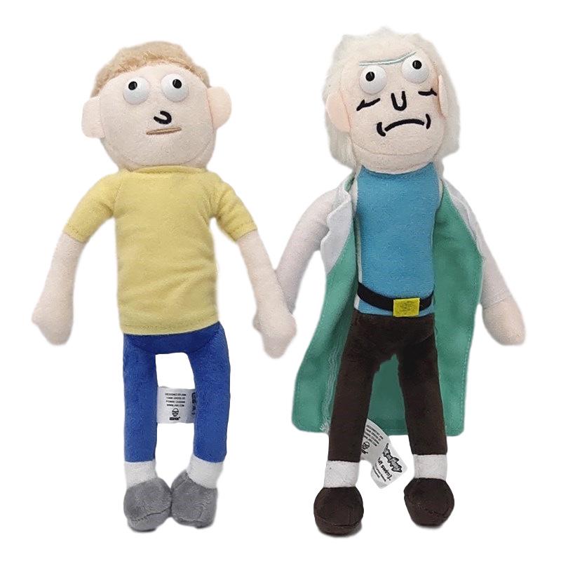 25cm Little Blue Man Plush Toy with Pickled Cucumber Doll